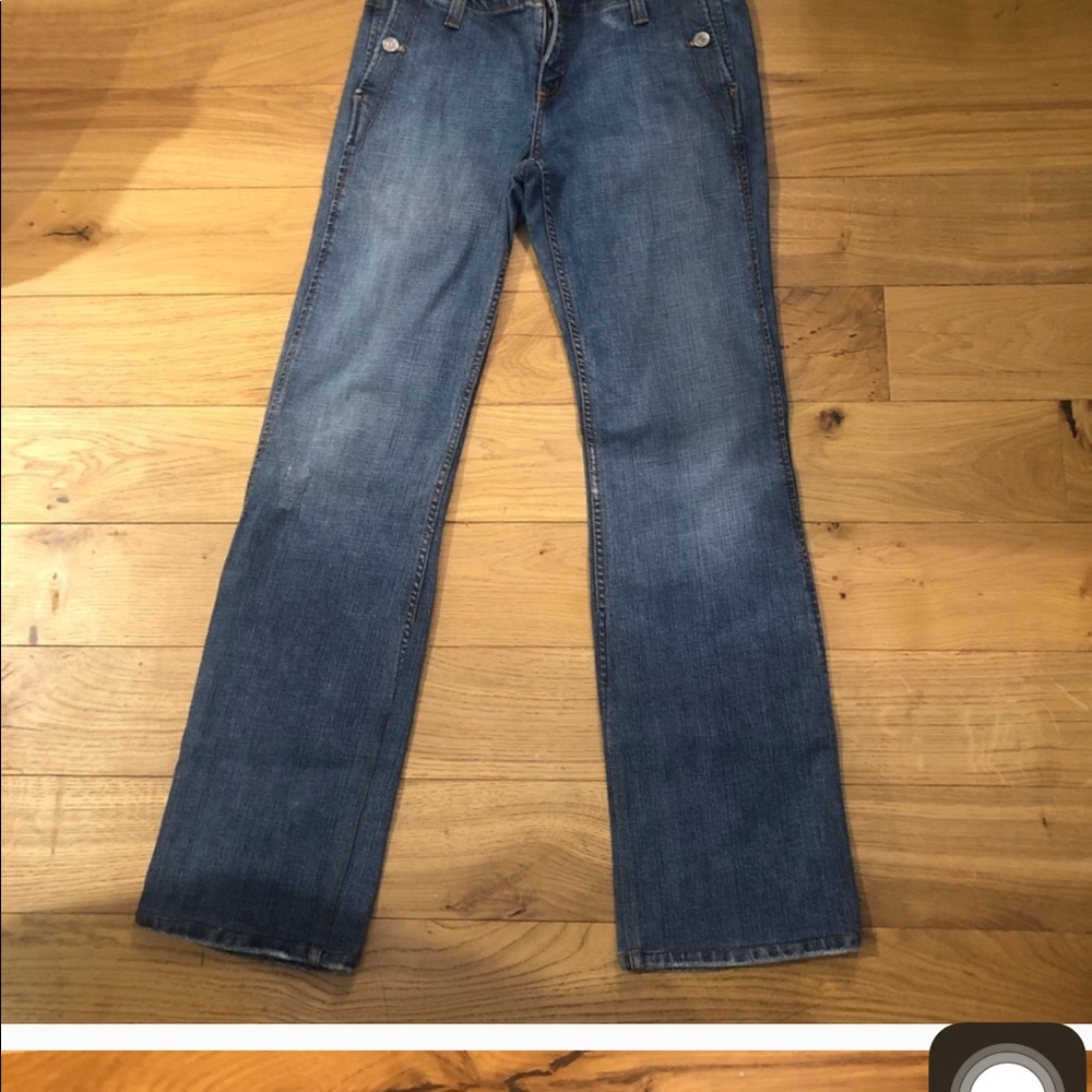 Juicy Couture Wide Leg Flare Jeans with Pockets